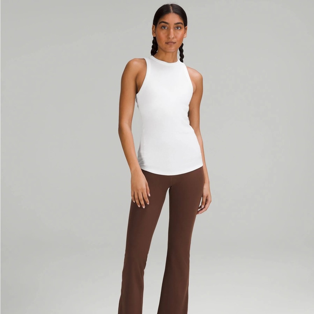 White Lulu Hold Tight Tank NWT Size 8